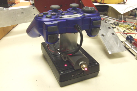 Controller with laser pointer Controller with laser pointer