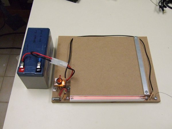Finished hot wire bender