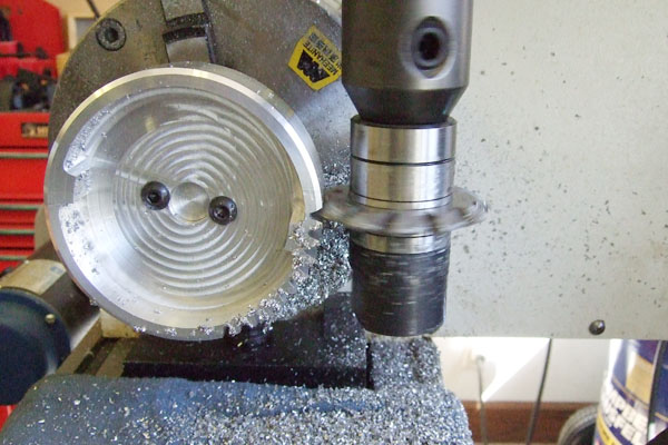 CNC cutting gear teeth on part of dog clutch