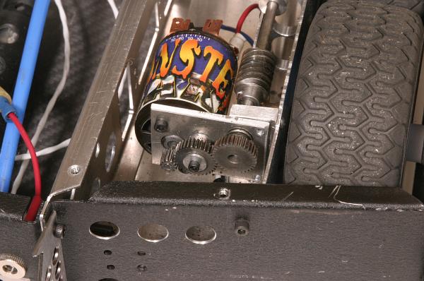 Motor and gears